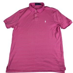 Polo Ralph Lauren Striped Polo Shirt - Size Medium